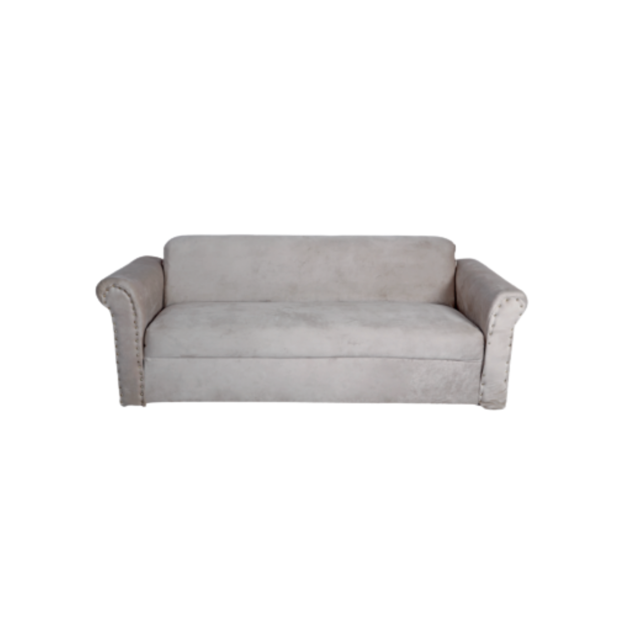 Grey Teddy Sofa - Three Seater